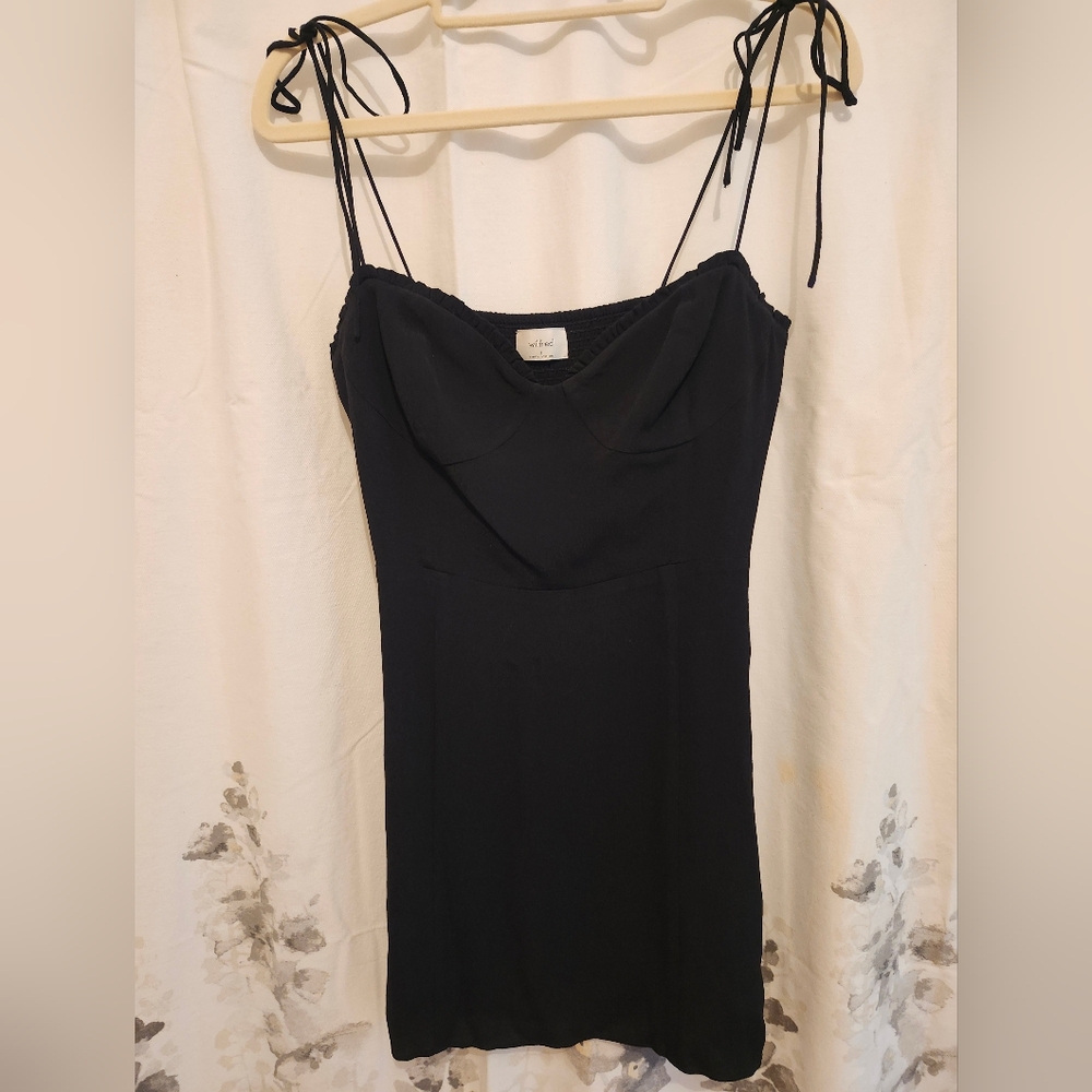 🎉 Aritzia Wilfred Fable Tie Strap Bustier Mini Dress In Size 8 (But tiny!!!) - Picture 5 of 12